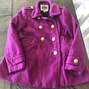 Girls Juicy Couture Pea Coat